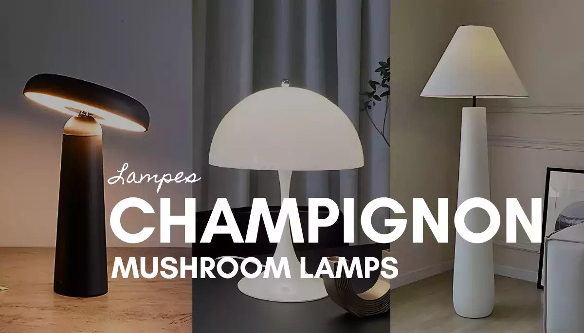 Tendances 2026 : les lampes champignons incontournables
