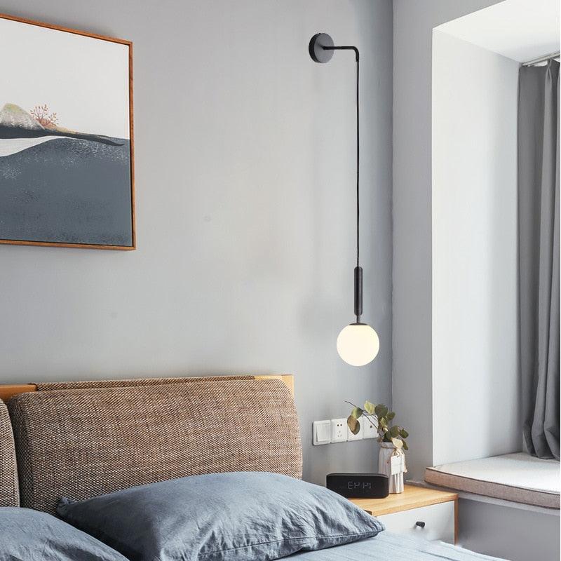 Applique murale | LUNE-Noir-Glowe-Studio
