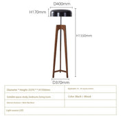 Lampadaire mid century modern en bois massif | AUREN