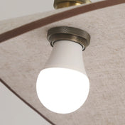 Natural Linen Wabi Sabi Pendant Light | KANJI