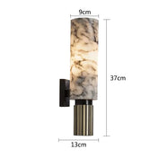 Design wall sconce in marble and brass | NATALIA