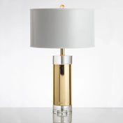 Lampe de table en laiton et verre | CLÉA