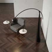 Lampadaire arc design contemporain noir | GRAVIT