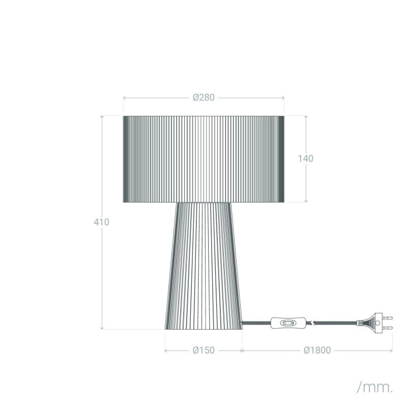 Lampe à poser scandinave | SANDY