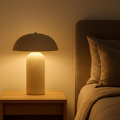 Lampe champignon en céramique artisanale | KURA