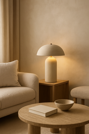 Lampe champignon en céramique artisanale | KURA