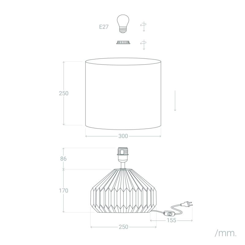 Scandinavian design lamp