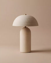 Lampe champignon en céramique artisanale | KURA