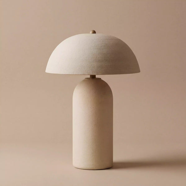 Handcrafted ceramic mushroom lamp KURA