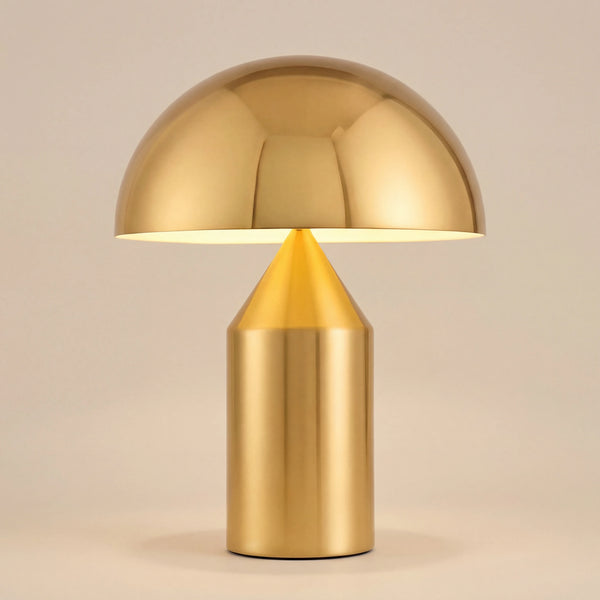 Large gold mushroom lamp MORELLO