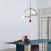Lustre industriel vintage | ZEPHYRUS-Noir/Or-2 Têtes (50cm)-Glowe-Studio