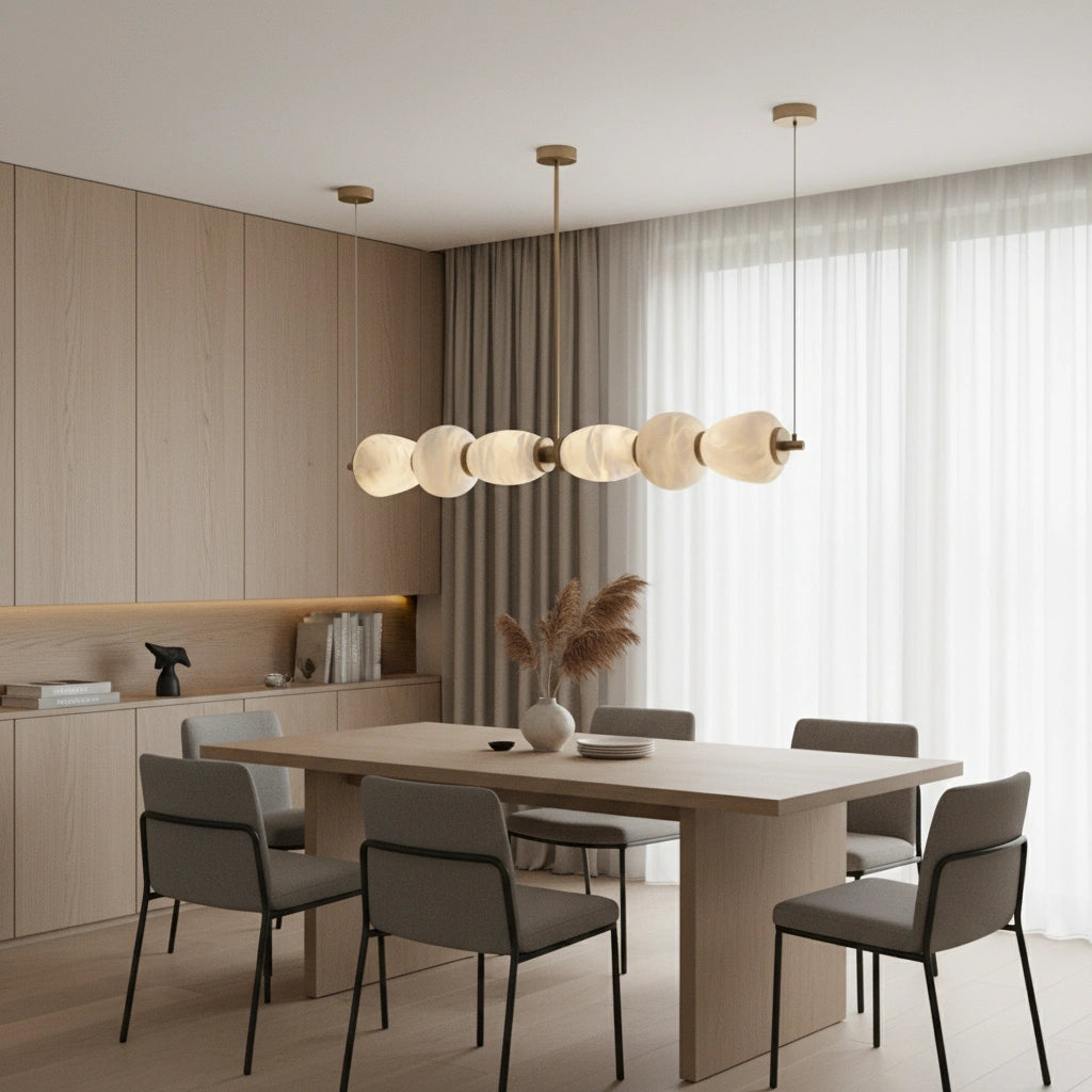 Linear Alabaster Chandelier | GALET
