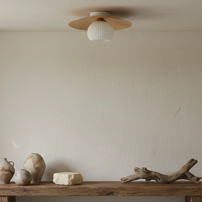 Floating Wooden Design Ceiling Light | NARA