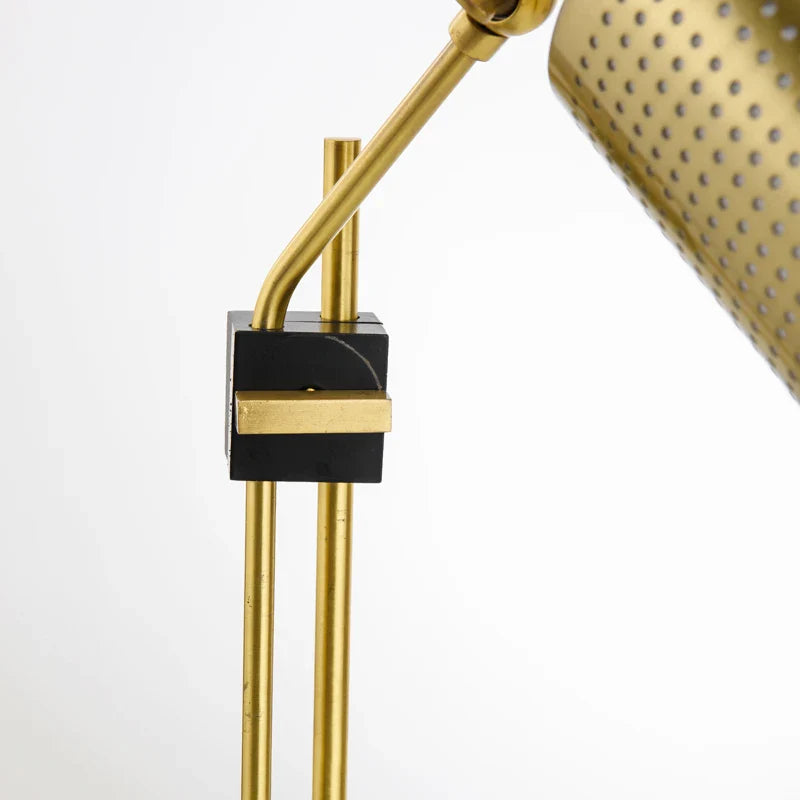 Lampe de table dorée industrielle | ATELIER