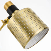 Lampe de table dorée industrielle | ATELIER