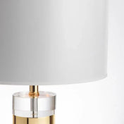 Lampe de table en laiton et verre | CLÉA
