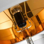 Lampe de table en laiton et verre | CLÉA
