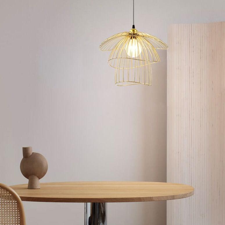 Suspension luminaire | NET-3 Etages Doré-Glowe-Studio