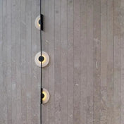 Applique murale 3 lumières marbre et métal doré moderne — vue 10