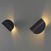 Applique murale design en métal disque courbé LED G9 — vue 3