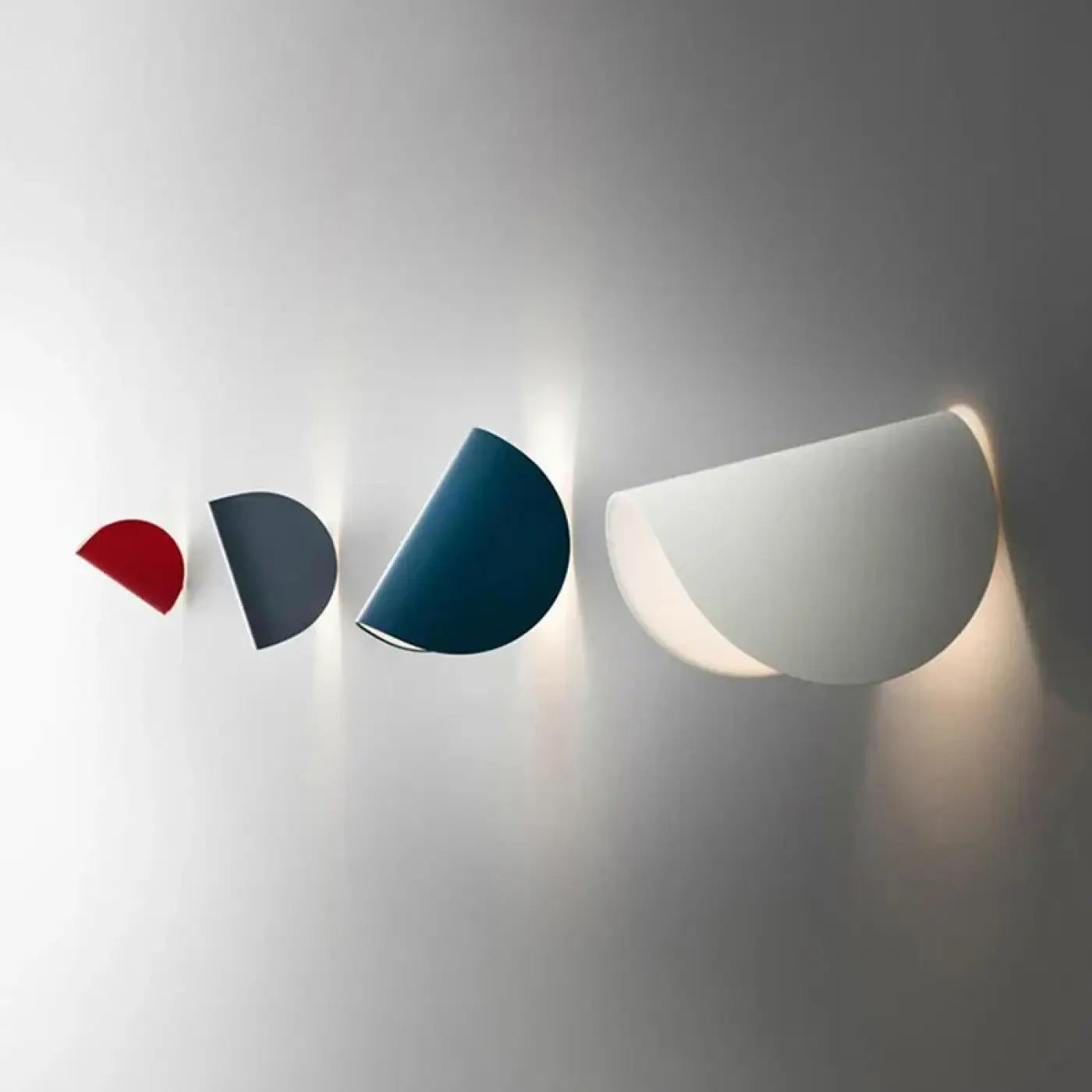 Applique murale design en métal disque courbé LED G9 — vue 8