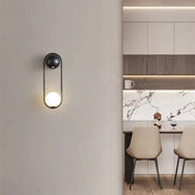 Applique murale dorée en verre et aluminium 4 modes — vue 9