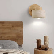 Applique murale en bois et pierre beige, style scandinave — vue 2