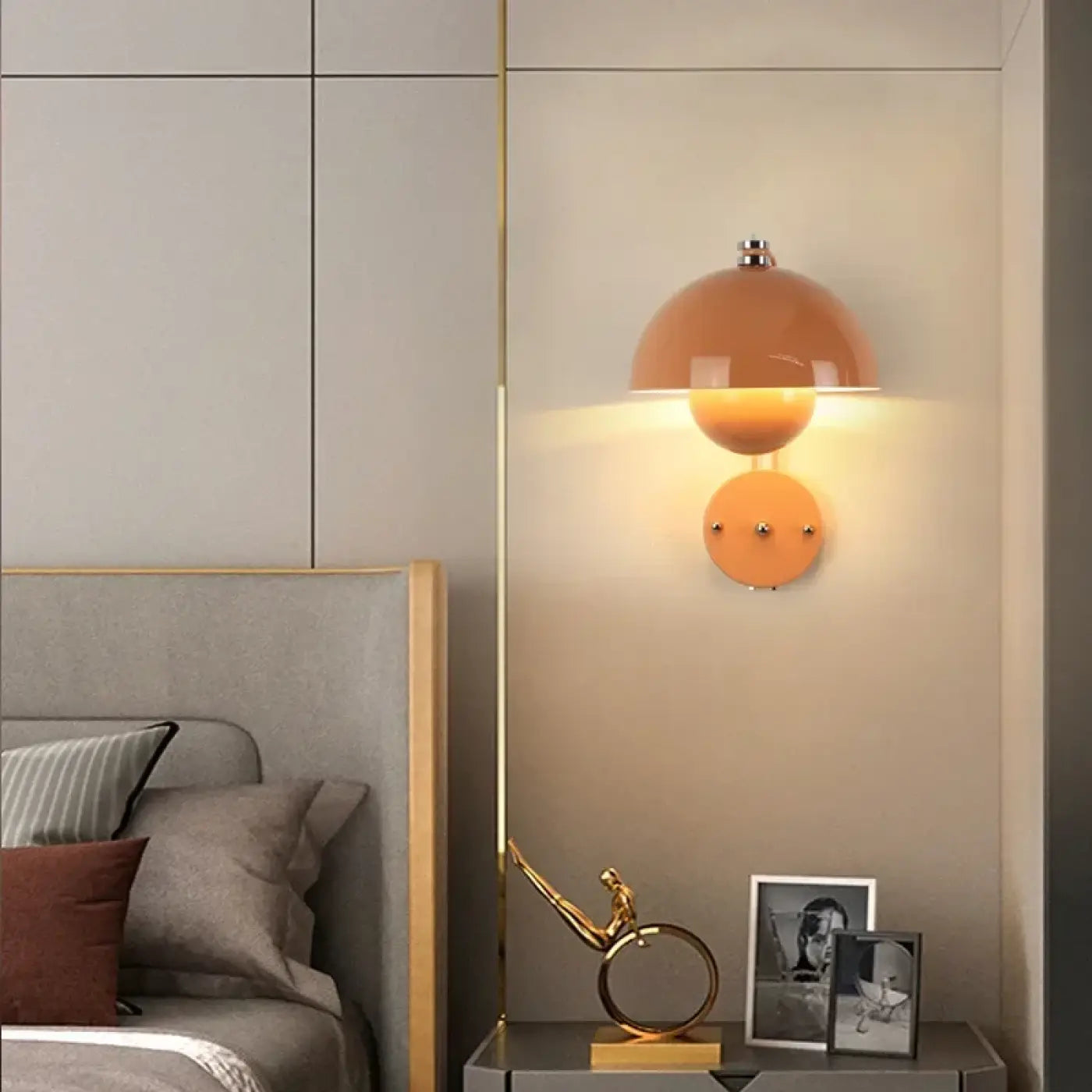 Applique murale en métal colorée au design original E27 — vue 2