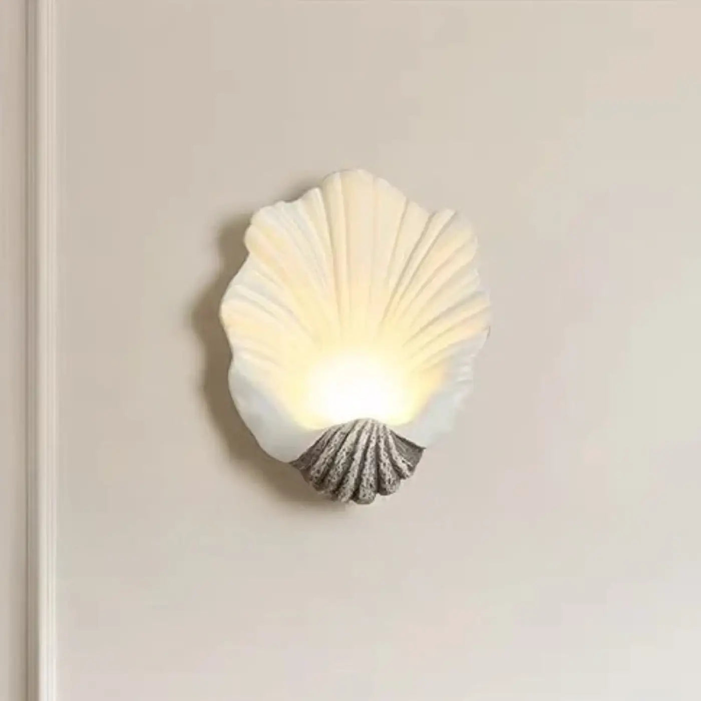 Applique murale en résine beige Art Déco à lumière réglable — vue 2