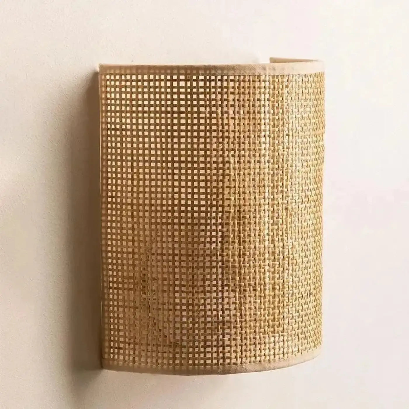 Applique murale en rotin et bambou naturel style bohème — vue 1