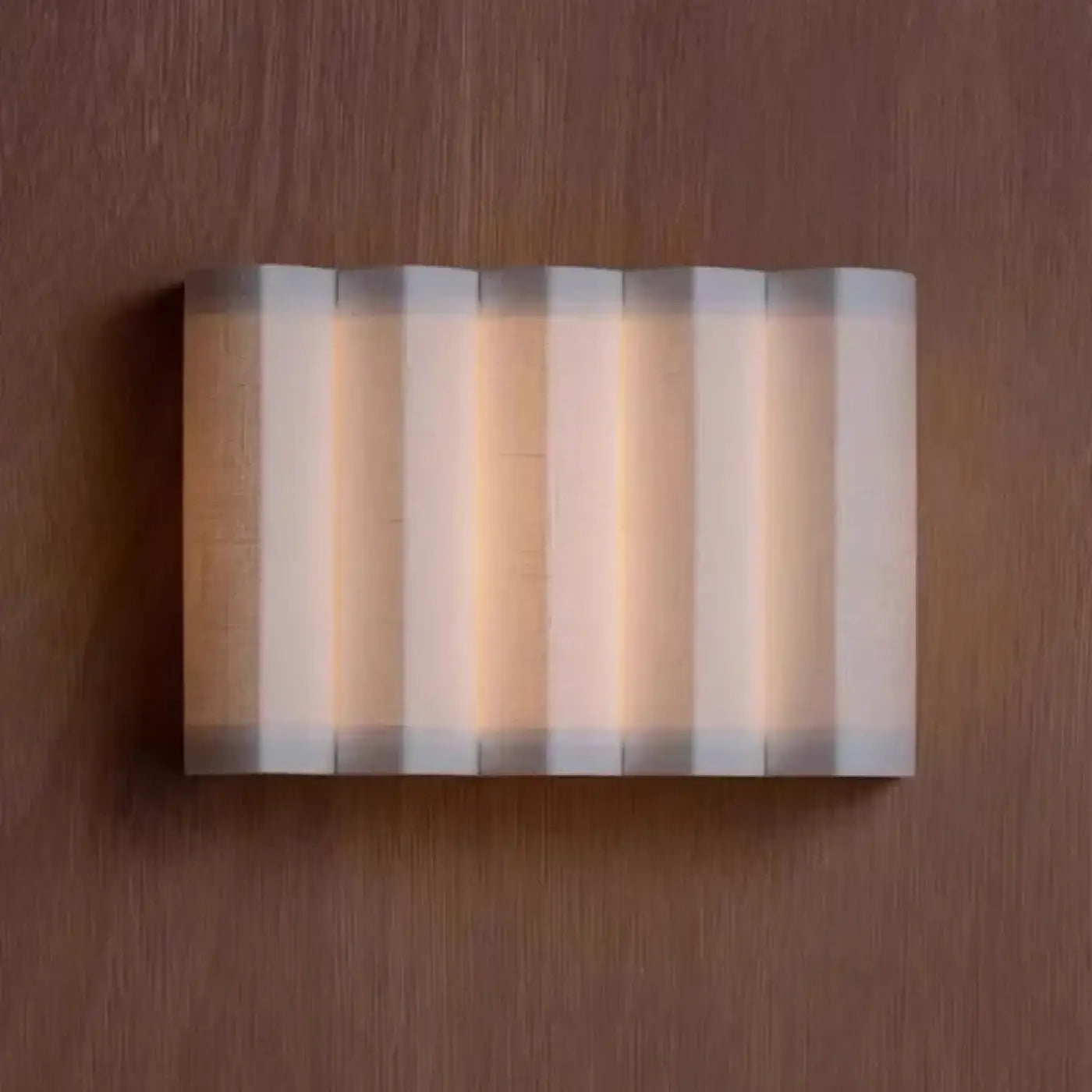 Applique murale en tissu blanc plissé style scandinave — vue 4
