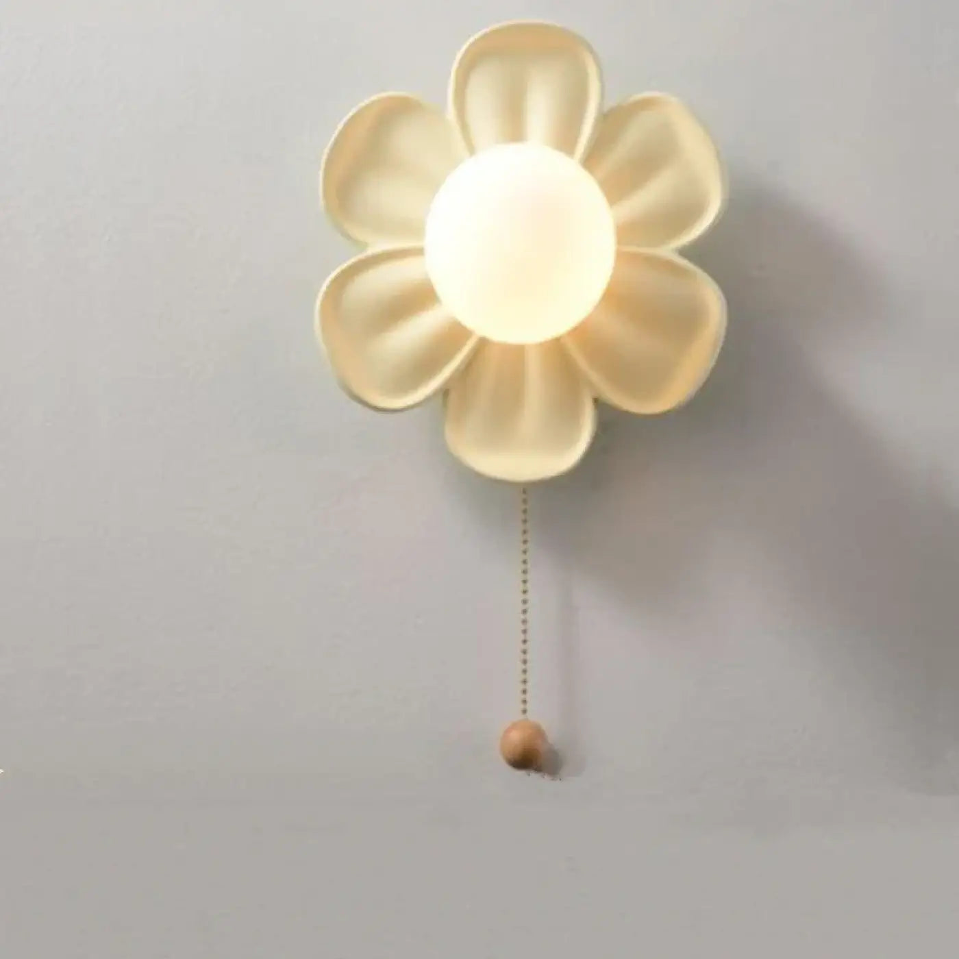 Applique murale fleur tournesol en matière naturelle — vue 1