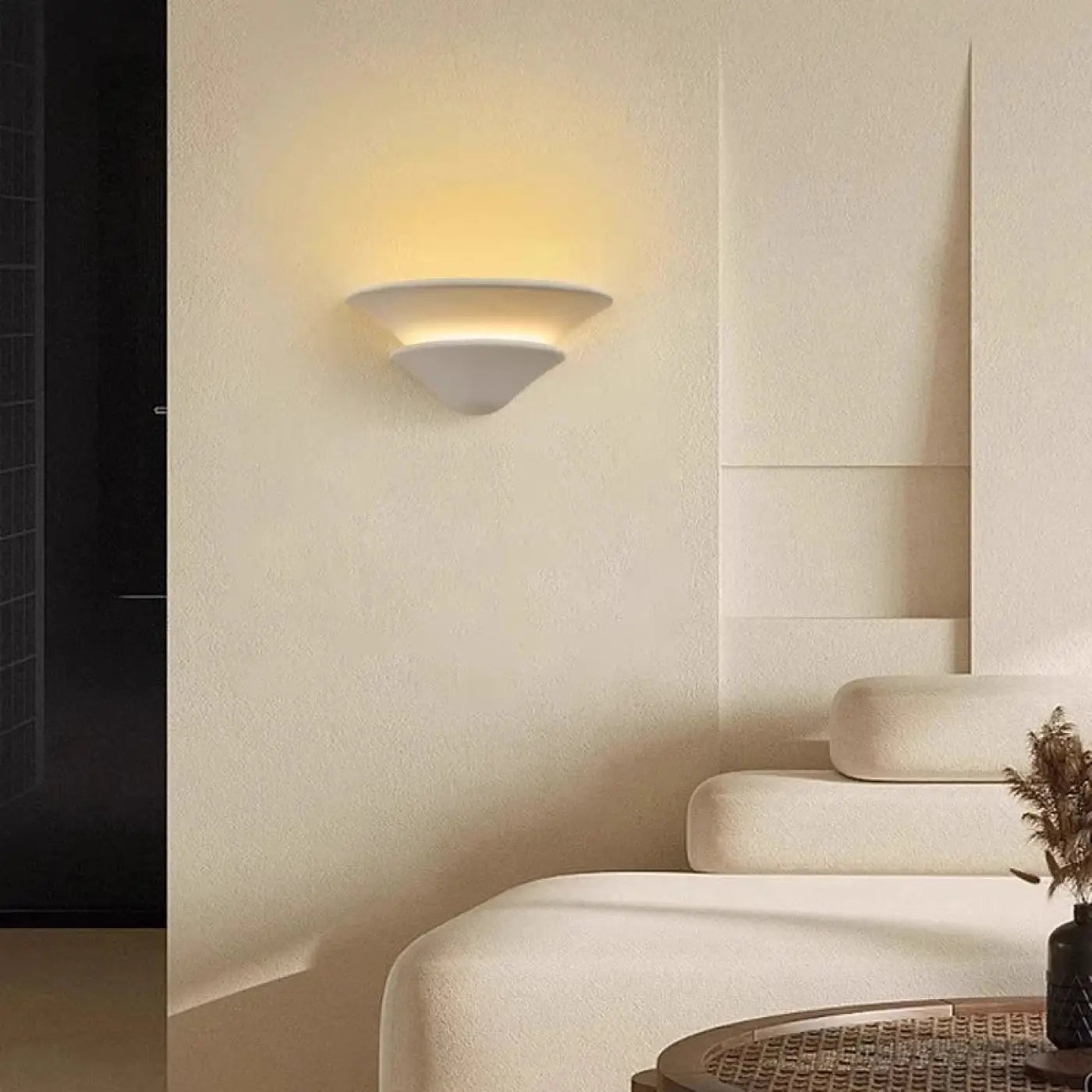 Applique murale IP44 blanc cassé à double éclairage G9 — vue 2