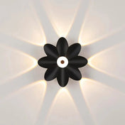 Applique murale LED 4 lumières en aluminium et verre noir — vue 2