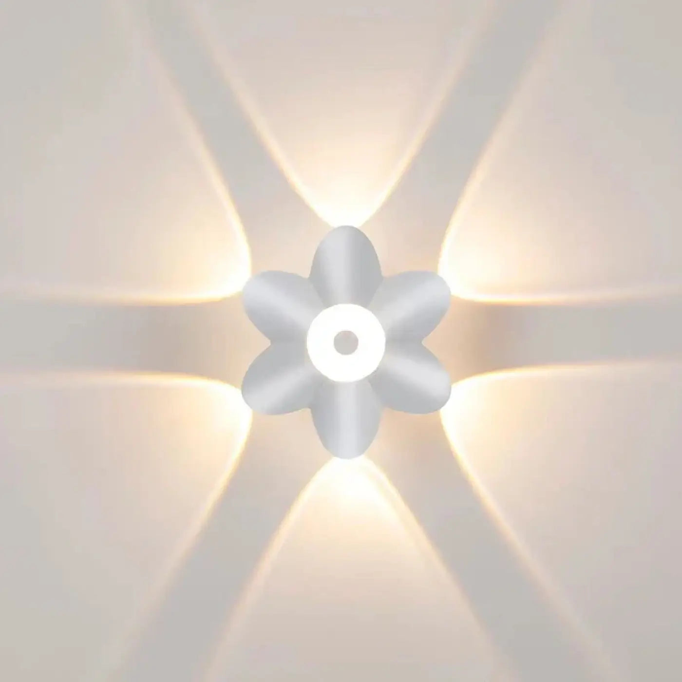Applique murale LED 4 lumières en aluminium et verre noir — vue 6