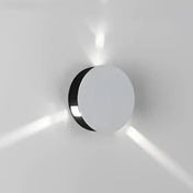 Applique murale LED aluminium noir et blanc géométrique — vue 3