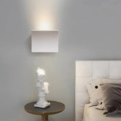 Applique murale LED aluminium noir et blanc IP65 — vue 7