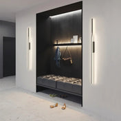 Applique murale LED aluminium noir verticale réglable — vue 5