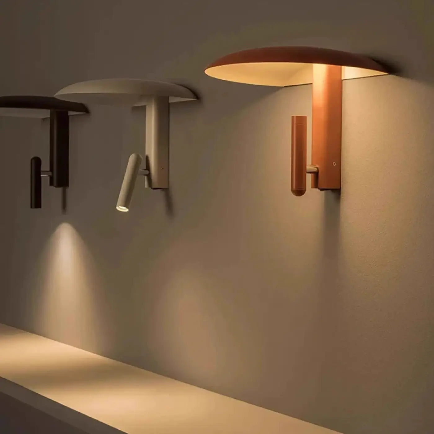 Applique murale LED avec liseuse orientable en métal — vue 4