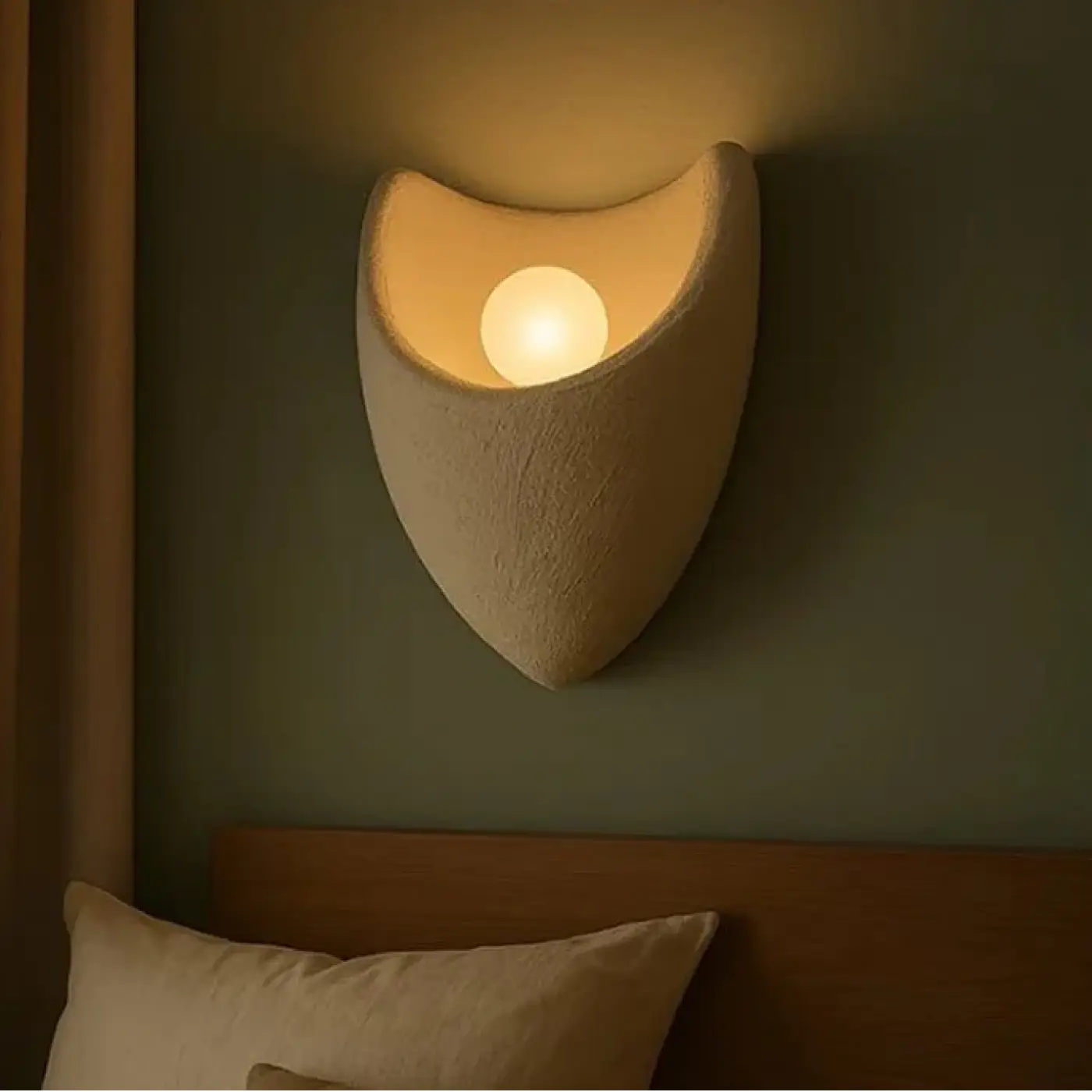 Applique murale LED beige au design moderne en cinq tailles — vue 8