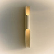 Applique murale LED beige en aluminium et verre — vue 5