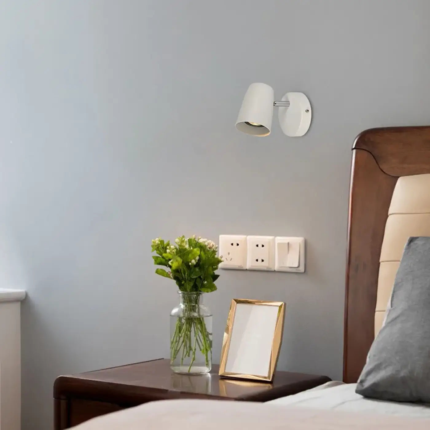 Applique murale LED blanche en aluminium 5 W dimmable — vue 12
