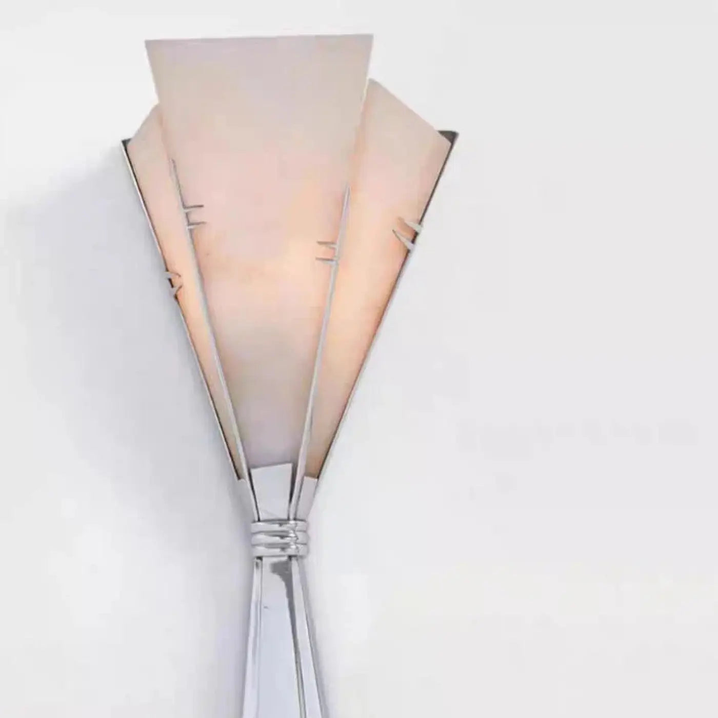 Applique murale LED blanche en éventail style art déco — vue 8