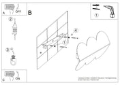 Applique murale LED blanche en résine forme biscuit — vue 10