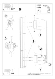 Applique murale LED blanche verticale en aluminium — vue 11