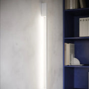 Applique murale LED blanche verticale en aluminium — vue 3