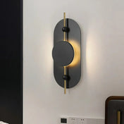 Applique murale LED bois et métal noir à intensité réglable — vue 2