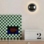 Applique murale LED boule en métal doré style industriel — vue 5