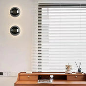 Applique murale LED boule en métal doré style industriel — vue 8
