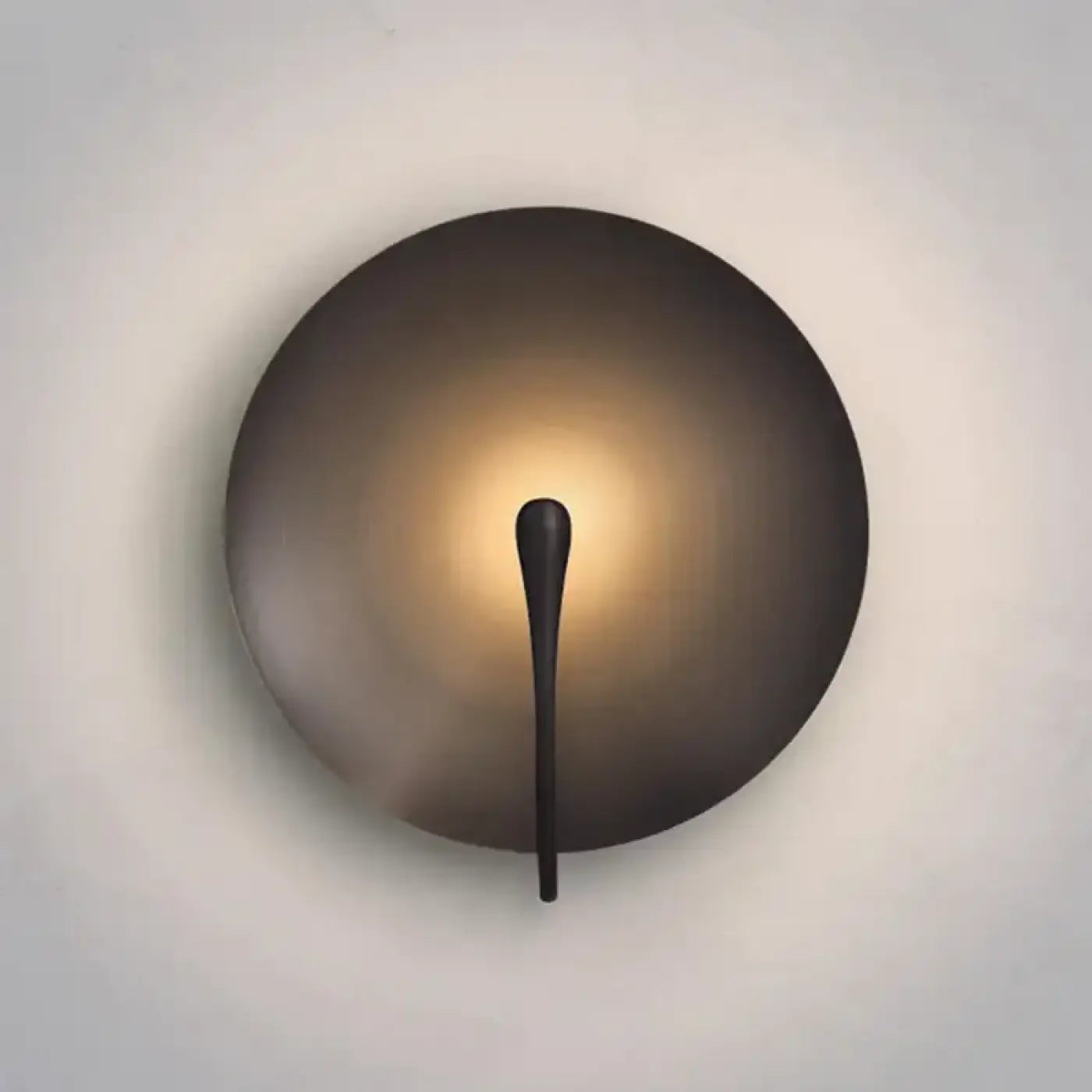 Applique murale LED disque en métal noir 30 ou — vue 1